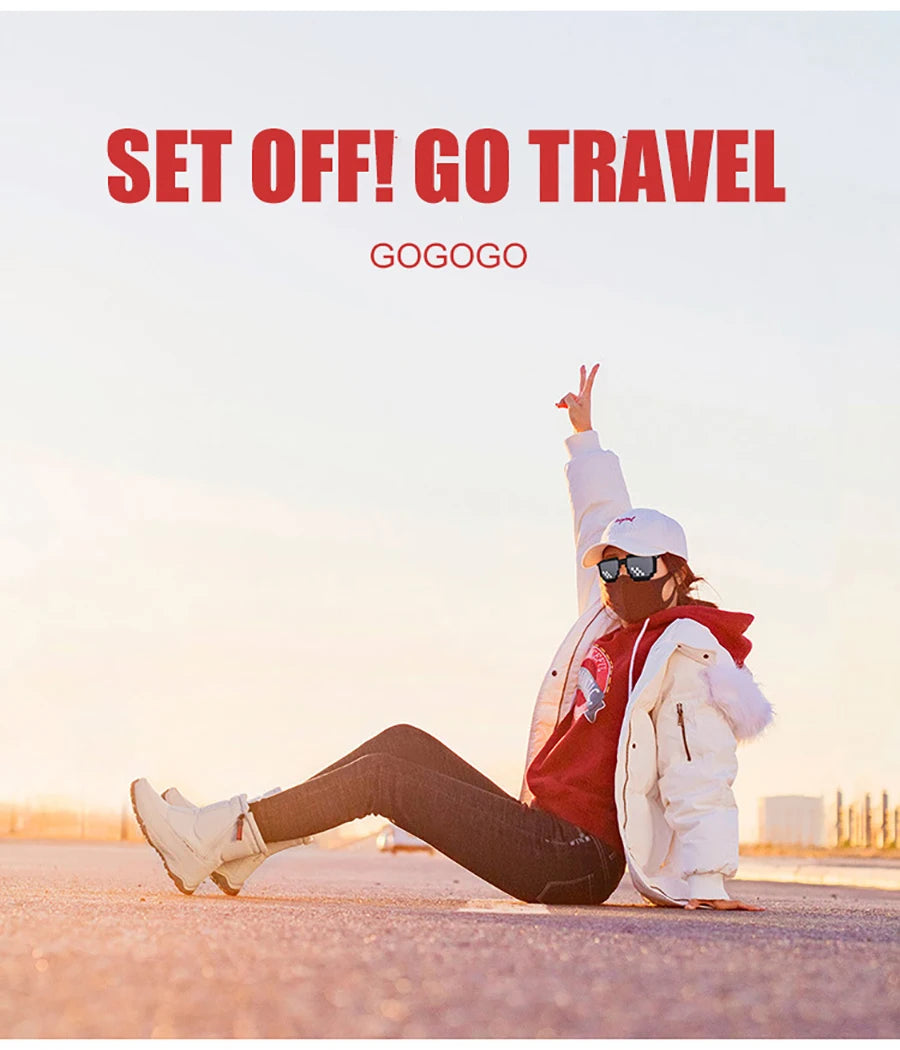 Women Waterproof Ankle Work Boots