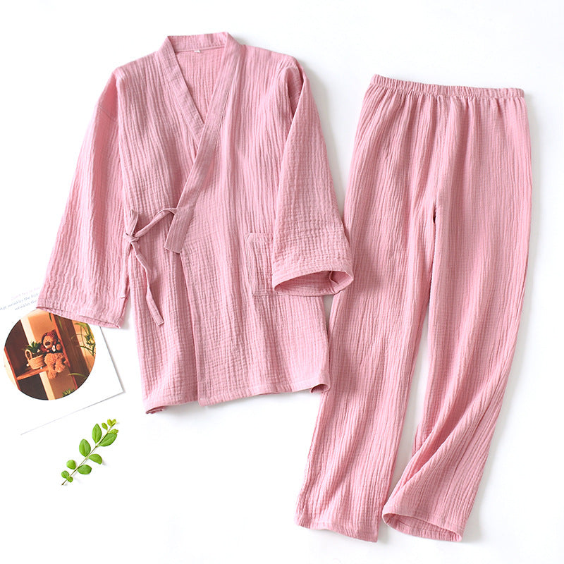 Women Cotton Japanese Kimono Pajama