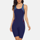 Women Knee-Length Sports Swimsuit