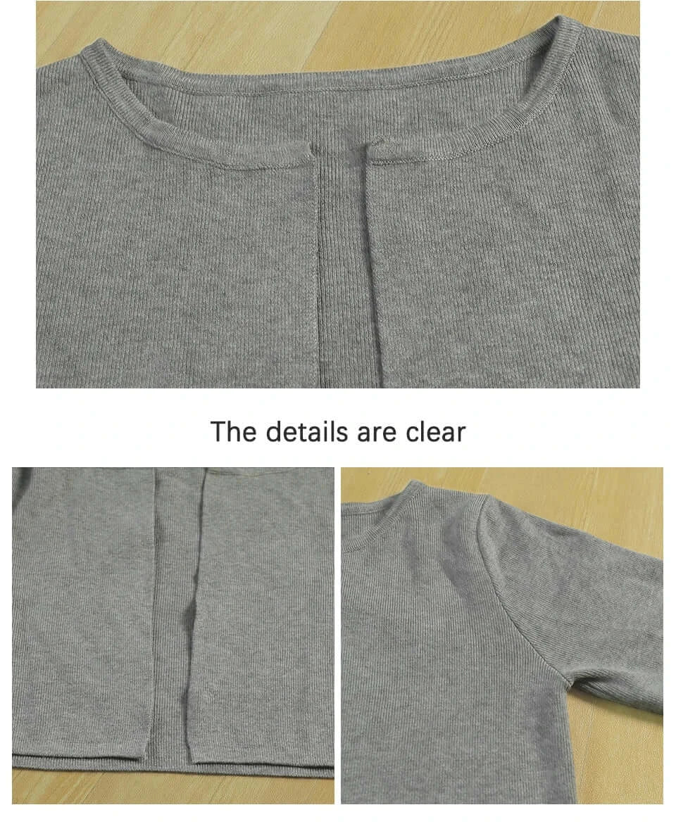 Women Black Cropped Knit Sweater