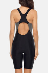 Women Knee-Length Sports Swimsuit