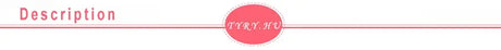 Description header with a pink circle and text on a white background.