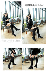 Women’s Suede Over-the-Knee Sexy High Heel Boots
