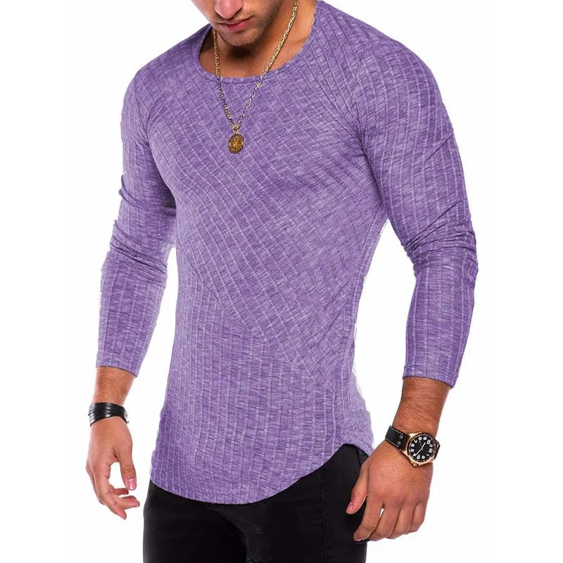 Men's Slim Fit O-Neck Sweater