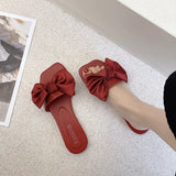 Bow Platform Flat Slippers – Summer 2025