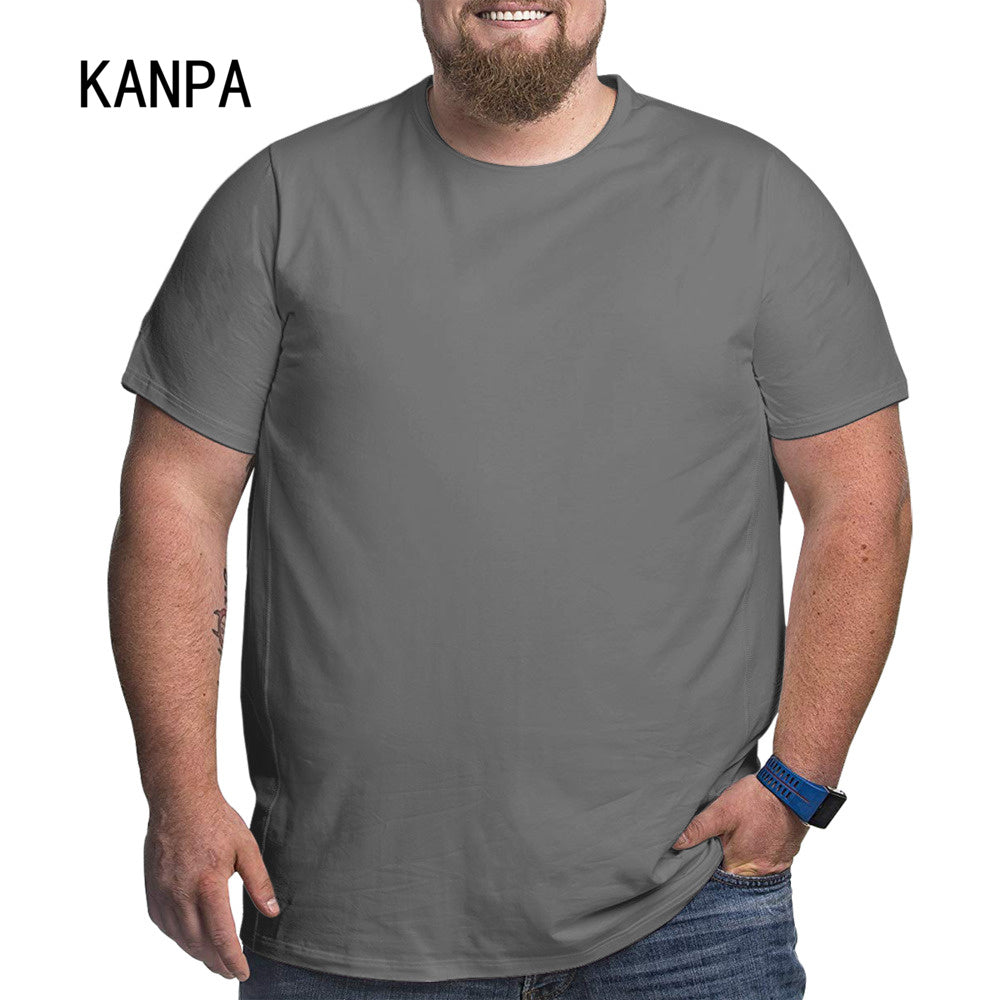 Men's Oversized Plus Size T-Shirt – Short Sleeve