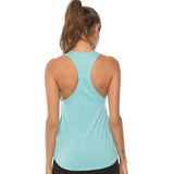 Women Sleeveless Yoga Tank Top Quick Dry Workout Shirt