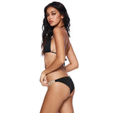 Rhinestone Solid Bikini