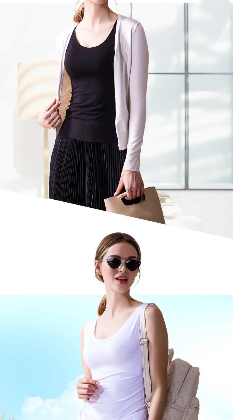 Women Seamless Ice Silk Tank