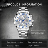 Men’s Business Quartz Watch with Calendar