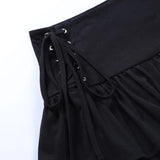 Women Goth Bandage Mini Skirt