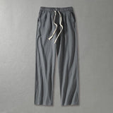Men's Plus Size Linen Tracksuit Set