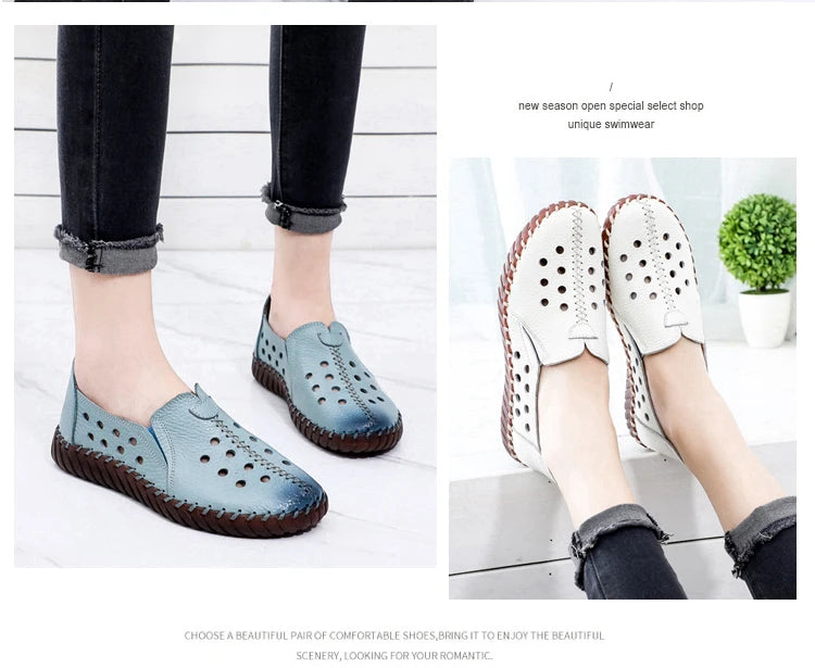 Women Leather Moccasins – 2025