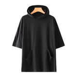 Men's Plus Size Hooded T-Shirt – 5XL to 9XL
