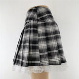 Women Gothic Patchwork Mini Skirt
