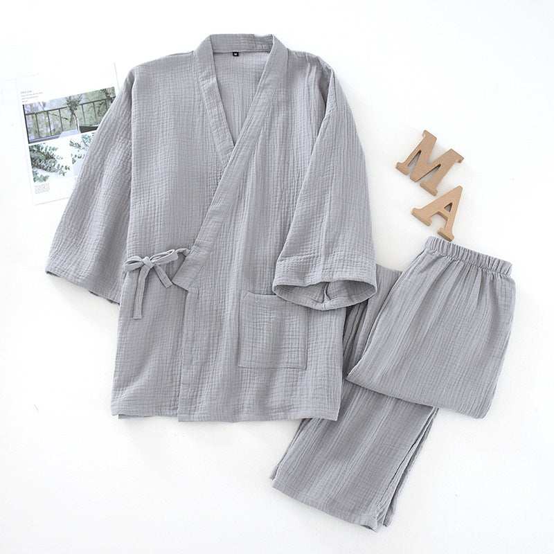 Women Cotton Japanese Kimono Pajama