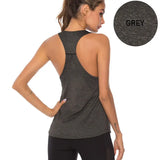 Women Sleeveless Yoga Tank Top Quick Dry Workout Shirt