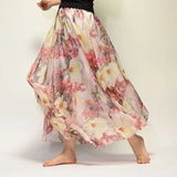 Women Boho Chiffon Long Skirt