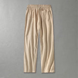 Men's Plus Size Linen Tracksuit Set