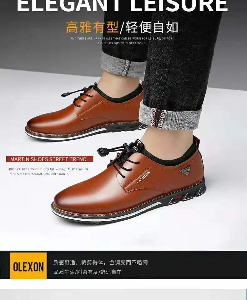 Men Comfortable Business Leather Shoes