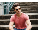 Men Cotton O-Neck Summer T-Shirt