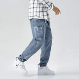 Men's Plus Size Harem Denim Joggers