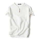 Men's Plus Size Linen T-Shirt – Oversized Summer Fit