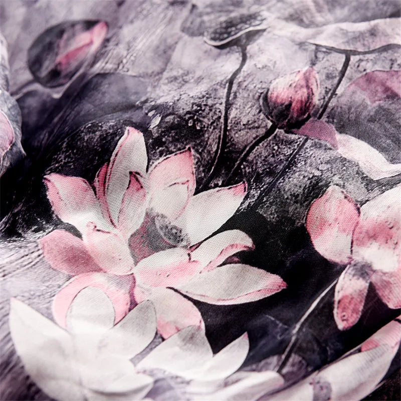 Women Boho Chiffon Long Skirt