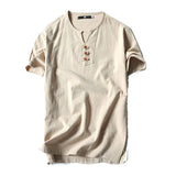 Men's Plus Size Linen T-Shirt – Oversized Summer Fit