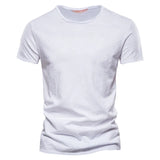 Men Cotton O-Neck Summer T-Shirt