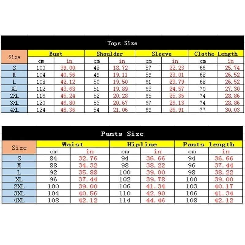 Men's Tracksuit Set – Zipper Hoodie & Pants