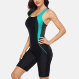 Women Knee-Length Sports Swimsuit