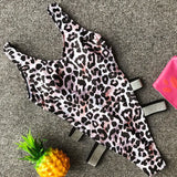 Red/Black Leopard One Piece