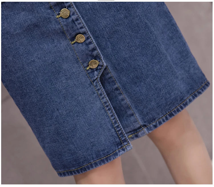 KstyleClassic™ – High Waist Pocket Skirt (S-5XL, Button Design)