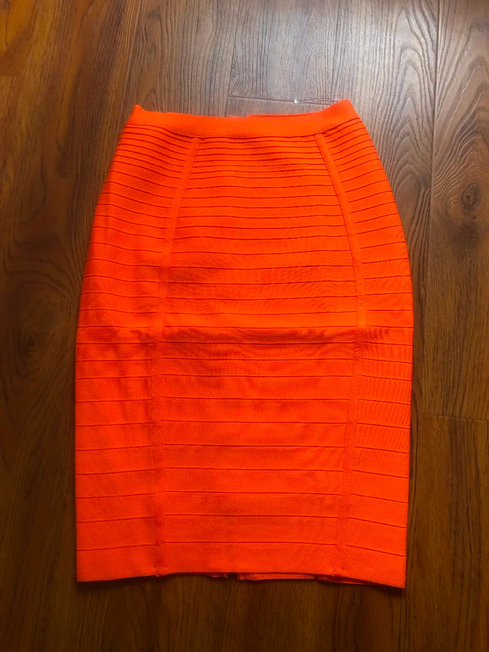 Women Candy Color Knit Skirt