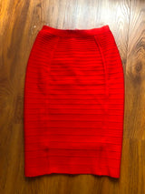 Women Candy Color Knit Skirt