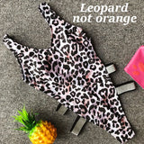 Red/Black Leopard One Piece