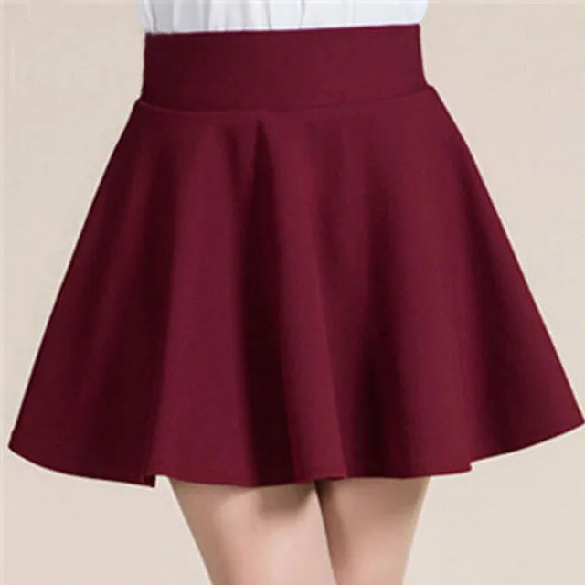 Women Mini Elastic Skirt 2025