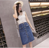 KstyleClassic™ – High Waist Pocket Skirt (S-5XL, Button Design)