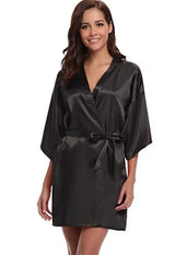 Women Silk Kimono Bridesmaid Robe
