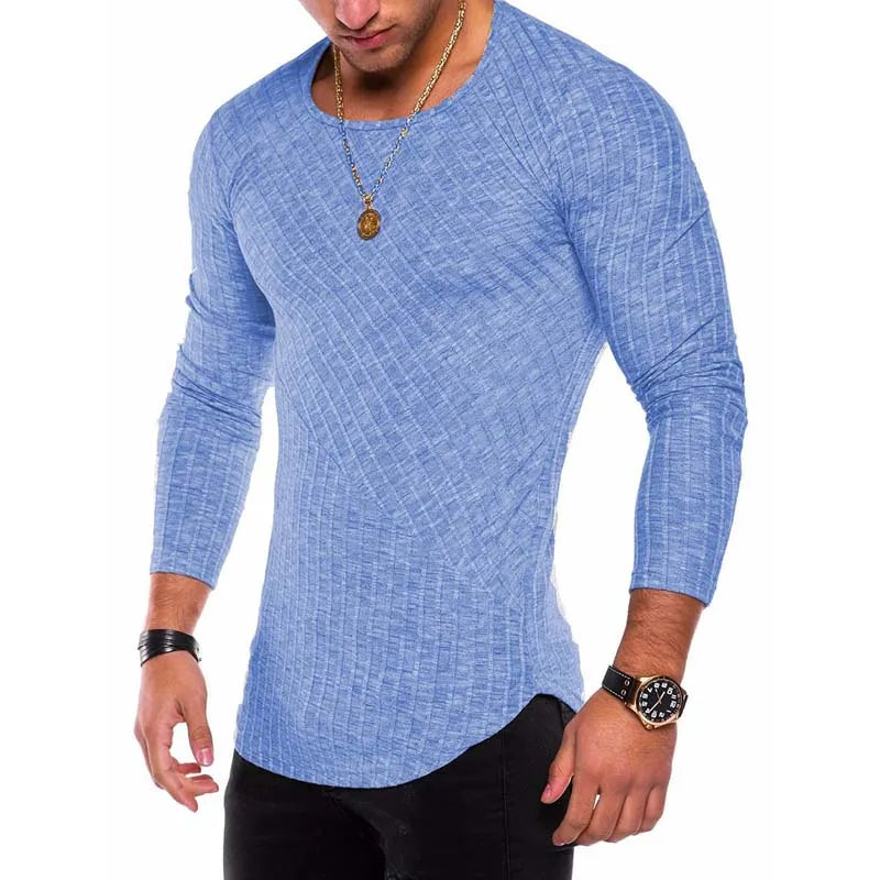 Men's Slim Fit O-Neck Sweater