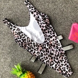 Red/Black Leopard One Piece