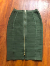 Women Candy Color Knit Skirt