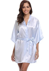 Women Silk Kimono Bridesmaid Robe