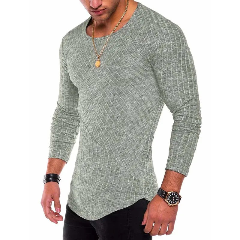 Men's Slim Fit O-Neck Sweater
