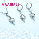 Sterling Silver Style Jewelry Set