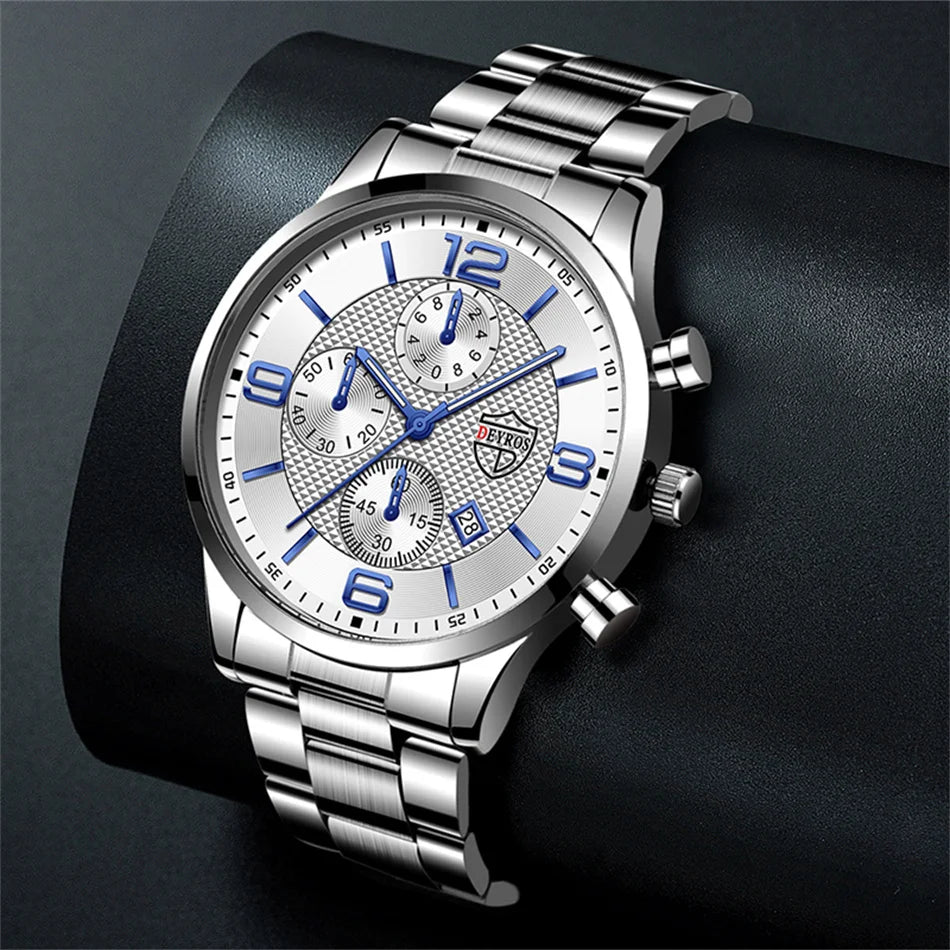 Men’s Business Quartz Watch with Calendar