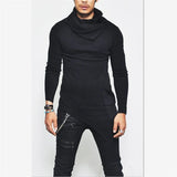 Men's Plus Size 5XL Hoodie – Turtleneck Sweatshirt