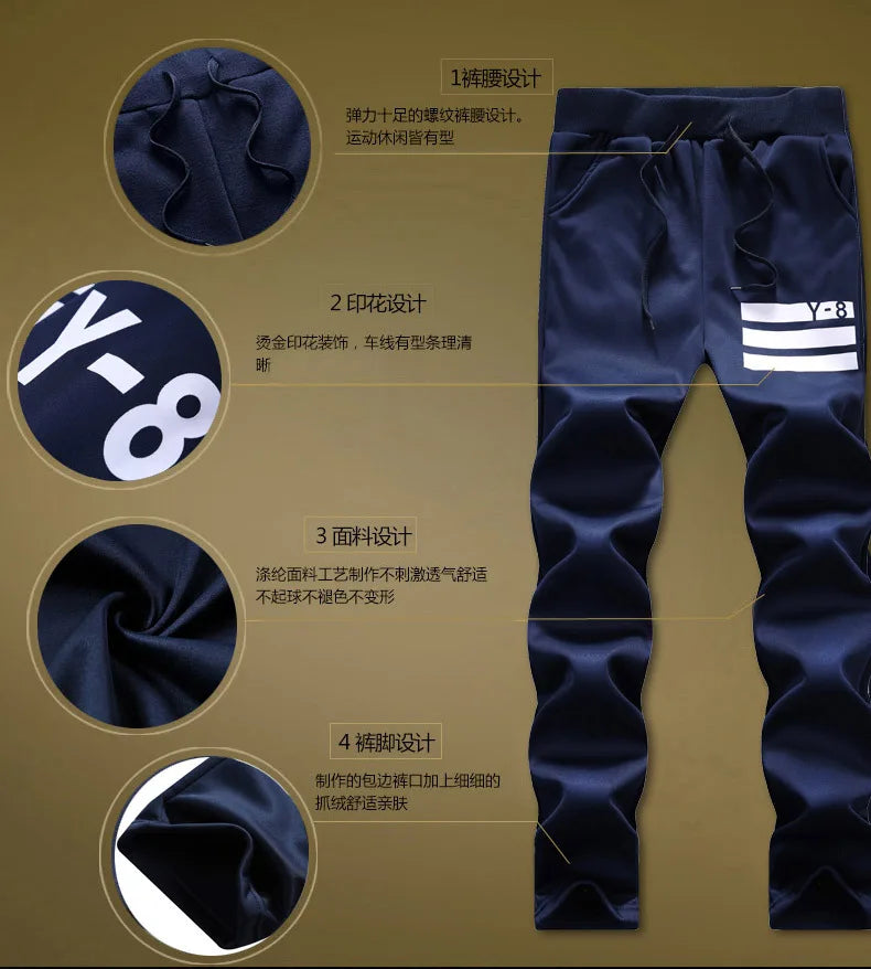 Men’s Plus Size Sporting Tracksuit Set