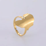Stylish African map gold ring for women, perfect for daily wear or as a gift for loved ones.